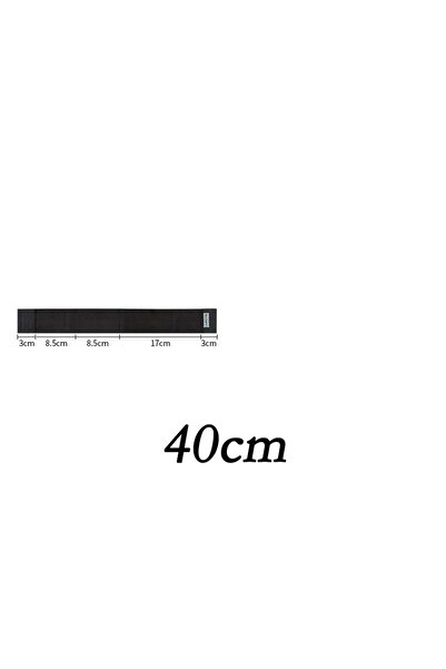 Choice14 قطعة واحدة من منظم صندوق السيارة بطول 40 سم، شريط لاصق أسود سحري، حز...