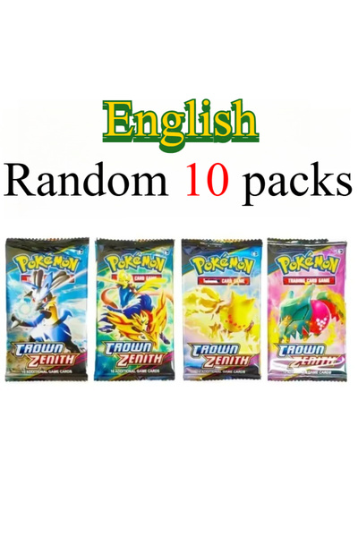 Choice22 مجموعة بطاقات بوكيمون الإنجليزية (10 عبوات - 18 عبوة)، برايت ستارز، ...