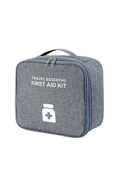 Choice1 حقيبة إسعافات أولية عائلية كبيرة الحجم رمادية اللون G791C، حقيبة تخزي...