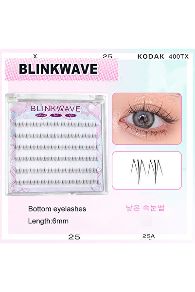 Choice12 MIX XHM 6mm No Glue Needed Idol False Eyelashes Large Capacity 7-9mm...