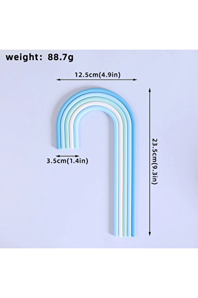 Choice7 زينة كعكة قوس قزح A 14، زينة كعكة قوس قزح ملونة لحفلات الزفاف وحفلات ...