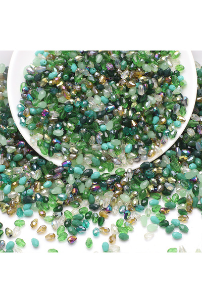 Choice6 4×6 مم، 100 قطعة خضراء، 50-100 قطعة/مجموعة، 3×5، 4×6، 6×8، قلادة على ...