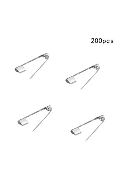 Choice4 200 قطعة 3 سم MIUSIE 200 قطعة دبوس بروه دبوس مشبك خلفي دبوس أمان شارة...
