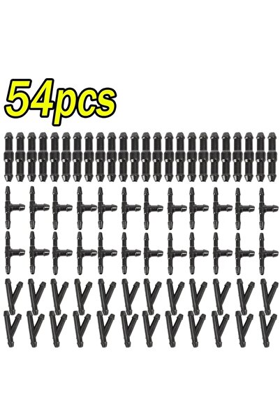 Choice4 54 قطعة (3 أكياس) 18-180 قطعة أنبوب رش مساحات الزجاج الأمامي للسيارة ...