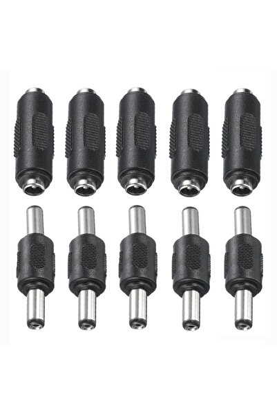 Choice1 Line Connector 5 Pairs Male Female 5.5x2.1mm DC Male Female Power Con...
