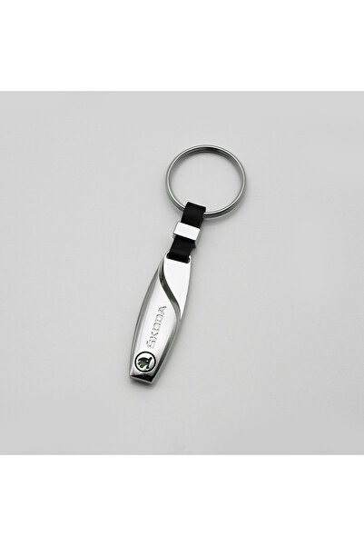 Choice4 سلسلة مفاتيح ثلاثية الأبعاد من المعدن جلد من بيجو وسكودا، قطعة واحدة،...