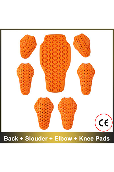 Choice4 One Size 7Pcs Set WOSAWE CE Certified Motorcycle Armor Jacket Insert ...