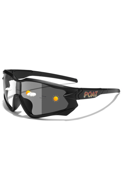 Choice8 AQ11 Men Women Photochromic Motorcycle Glasses Outdoor Sports Big Fra...