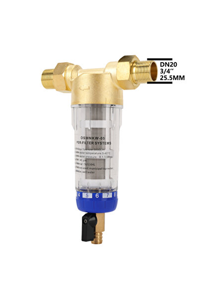 Choice3 DN20 OSWNKW-05 Pre Filter Purifier Whole House Spin Down Sediment Wat...