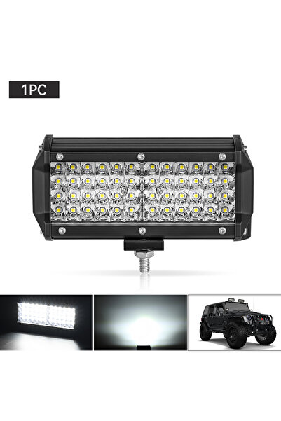 Choice4 مصباح LED للسيارة بقوة 144 واط، مناسب للطرق الوعرة، بإضاءة مركزة ومنت...