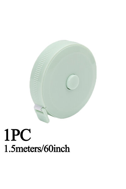 Choice15 شريط قياس دائري أخضر بطول 1.5 متر، محمول، صغير الحجم، لقياس المجوهرا...