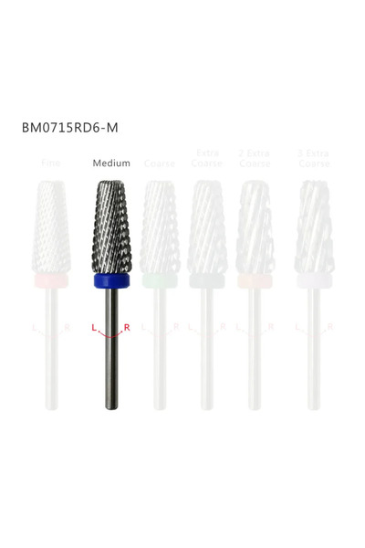 Choice3 BM0715RD6-M HYTOOS 5 في 1 رؤوس مثقاب أظافر مدببة من الكربيد، قاطع طحن...