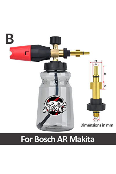 Choice8 لغسالة الضغط AR Makita، فوهة رغوة الثلج، صانع رغوة غسيل السيارات لـ K...
