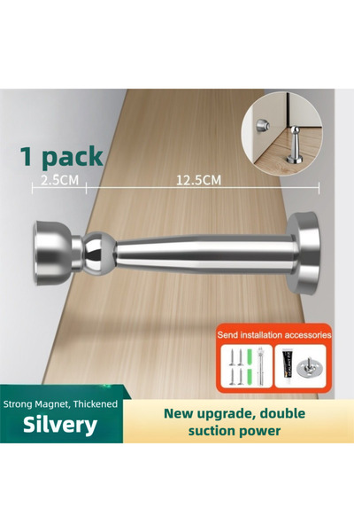 Choice3 Silvery-15cm Stainless Steel Doorstop Door Stoppers New Heavy Duty St...