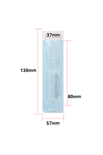Choice5 حقيبة تعقيم ذاتية الإغلاق للاستخدام مرة واحدة من مامبا، 57 × 130 مم -...
