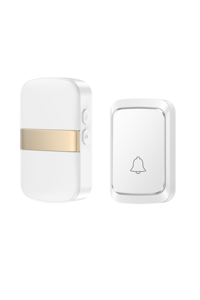 Choice1 White Gold Wireless Smart Doorbell Home Welcome Door Bell 300M/984 FT...
