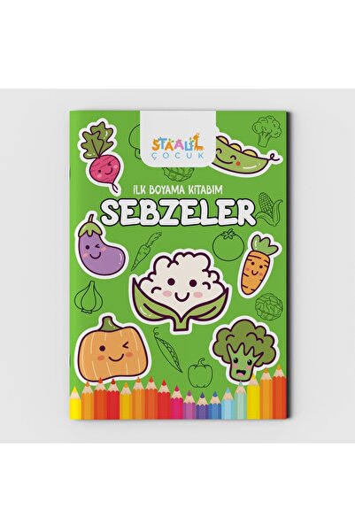 STAAU Çocuk My First Coloring Book Set of 2 - Fruits / Vegetables