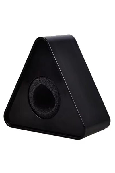 Choice7 Triangle-Black MF3 Microphone Flag Station Portable Square Cube ABS F...