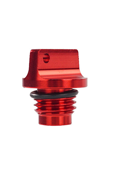 Choice4 غطاء زيت محرك عالمي أحمر اللون مصنوع بتقنية CNC، مصنوع من سبائك الألو...