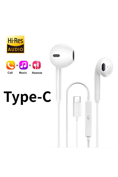 Choice5 Type-C Original Headphones For TypeC Redmi Note K50 15 14 13 12 11 10...