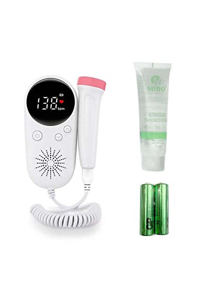 sharpdo Heart Monitor Fetal Doppler with Clear Ultrasound Gel 60g and Battery...