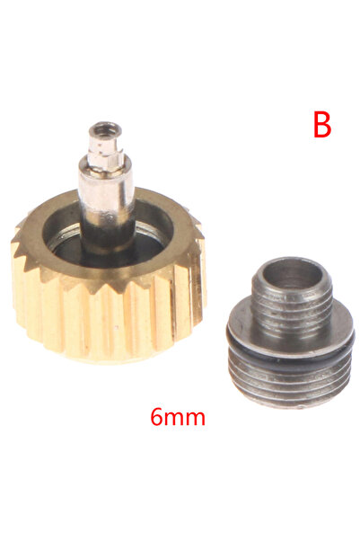 Choice تاج ساعة ذهبي عالي الجودة 6 مم، متوفر بمقاسين 5.3 مم و6 مم، مناسب للسا...