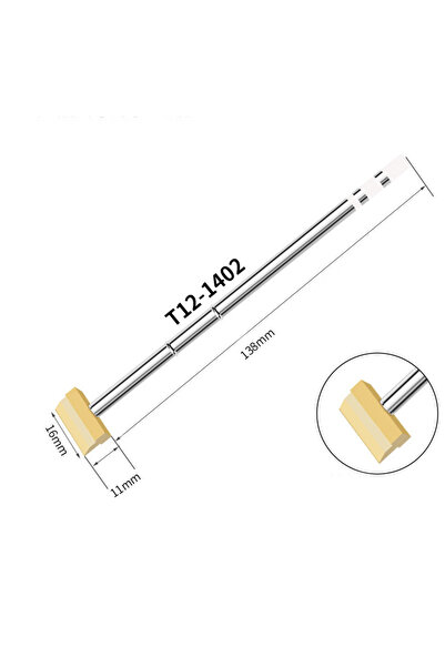Choice1 ملعقة مسطحة T12-1402 T12-14 ذات طرف بطول 140 مم، موديلات 1401/1402/14...