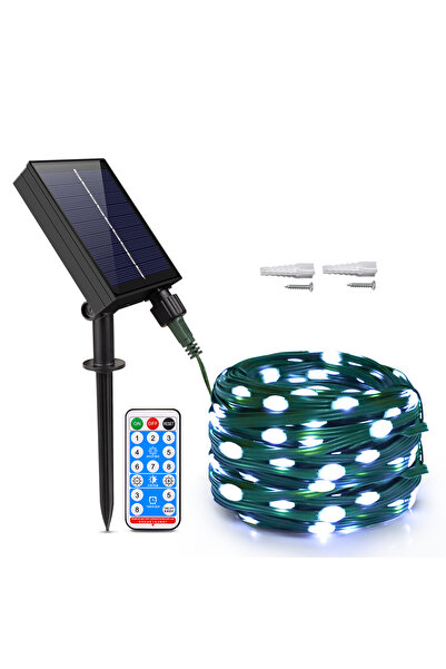 Choice1 30M 300LED WHITE 50M 100M Large Solar Panel LED Solar String Lights F...