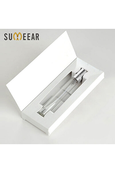 Choice4 زجاجة عطر فضية سعة 10 مل، 50 قطعة/مجموعة، مع علب ورقية، بخاخ رذاذ زجا...