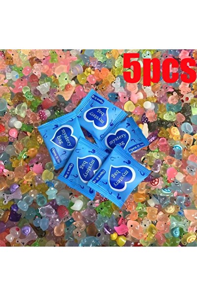 Choice1 ٥ قطع / ٥-٦٠ قطعة من أكياس مفاجآت على شكل حيوانات وفطر صغيرة من الرات...