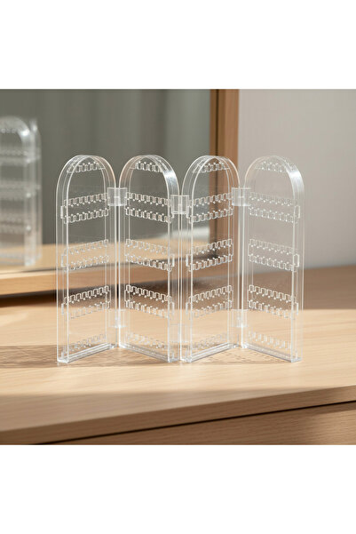 Generic Crystal Jewellery Folding Stand - 28.2x43.8x2.5 cm