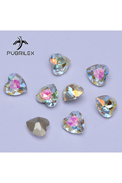 Choice3 30 قطعة من أحجار الراين الكريستالية عالية الجودة على شكل قلب عتيق بلو...