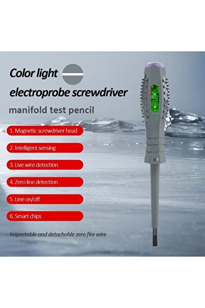 Choice3 قلم اختبار الجهد الكهربائي من ديليكسي إلكتريك DHGDY0886AS، جهاز اختبا...