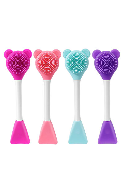 Choice1 4PCSB Double Head Facial Mask Brush Silicone Applicator Spoon Spatula...