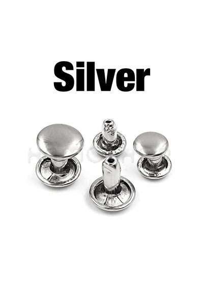 Choice14 6 × 8 مم، 100 مجموعة، مسامير برشام دائرية مزدوج الغطاء من المعدن 6-8...