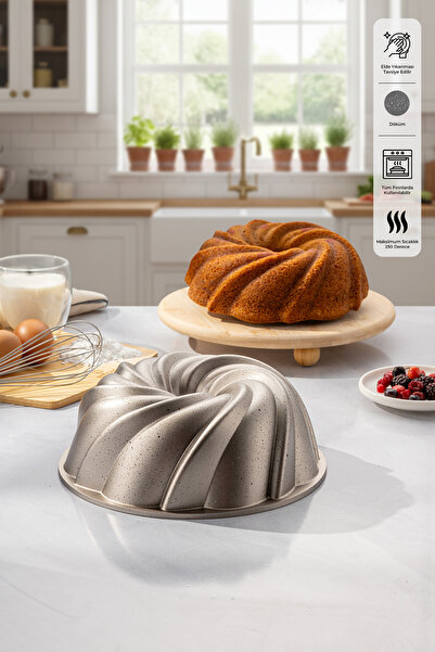 Emsan Golden Cake Casting Cake Mold 25 cm