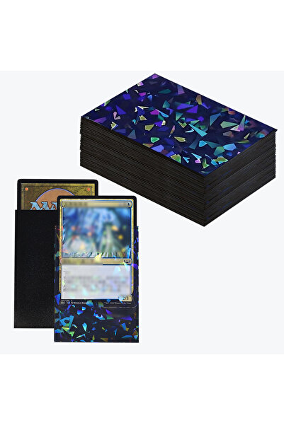 Choice6 60 قطعة من أكمام حماية البطاقات الزجاجية المكسورة ثلاثية الأبعاد بالل...