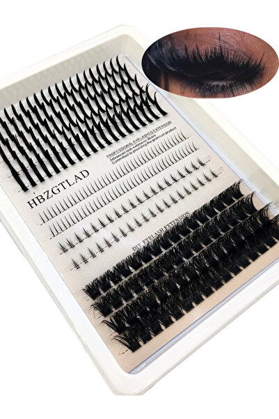 Choice6 مجموعة رموش MIX D 13row80PQA24 HBZGTLAD 80D/100D مع قاعدة كثيفة مدببة...