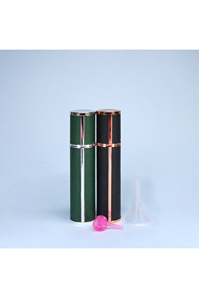 Choice5 زجاجة عطر جلد سعة 10 مل، لون أخضر وأسود، قطعتان أو 3 قطع، زجاجة عطر م...