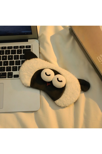 Choice3 قناع عين مبتسم على شكل خروف كرتوني لطيف ومضحك للنوم، قناع عين خاص بال...