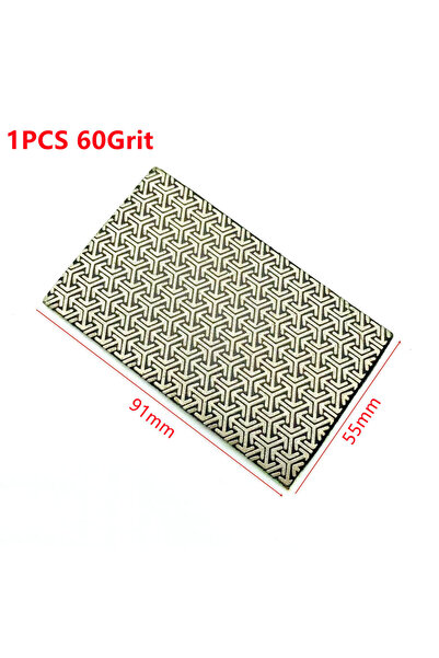 Choice4 قطعة واحدة من وسادة تلميع يدوية ماسية بدرجة خشونة 60، مناسبة لتلميع ا...