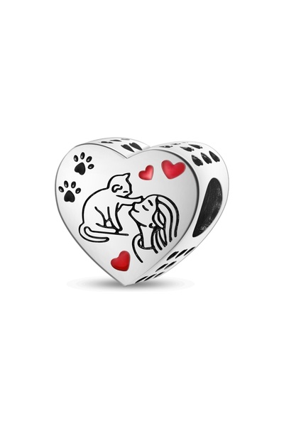 Choice29 KTC840 Animals Series Charms 925 Silver Dog Cat Pets Beads Fit 925 O...