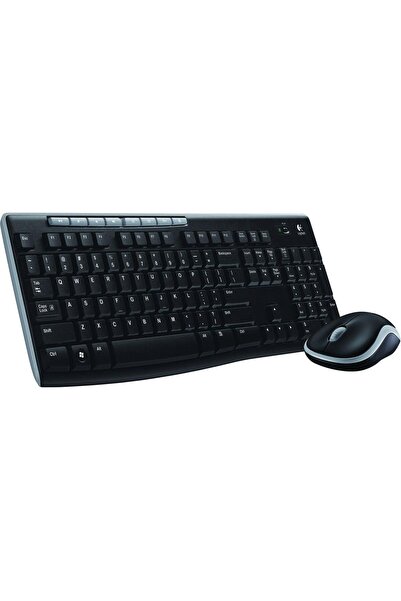 logitech MK270 Q TR KABLOSUZ KLAVYE MOUSE SET SİYAH 920-004525