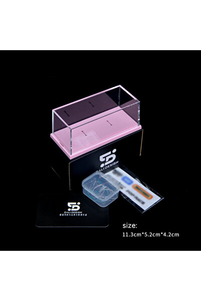 choice2 Pink 1/64 Acrylic Model Car Display Case Box - High Quality Clear Cov...