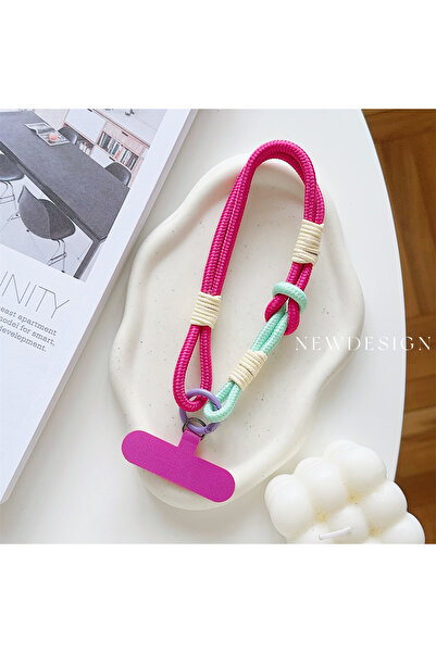 Choice8 Rose Red Blue Phone Lanyard Wrist Strap Phone Case Connection Piece U...