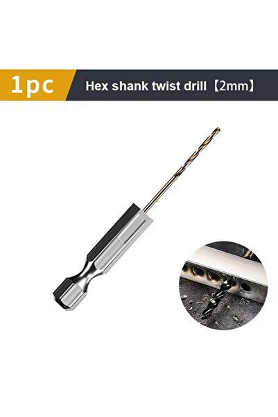 Choice7 2mm 1.5-7.5mm Hex Shank Twist Drill Bit Wood Metal Hole Cutter Core D...