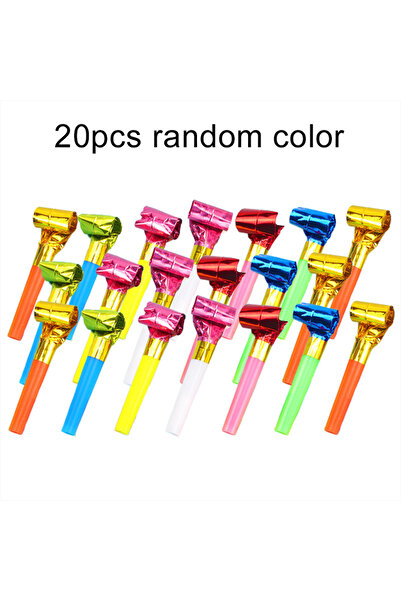 choice2 20 قطعة، من 5 إلى 100 قطعة، صفارة تلسكوبية نفخية، مولد ضوضاء للحفلات،...