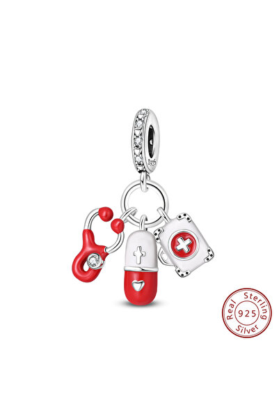 Choice17 PAC1949 Hot Sale 925 Sterling Silve Charms Beads Dtor's Teeth Dentis...