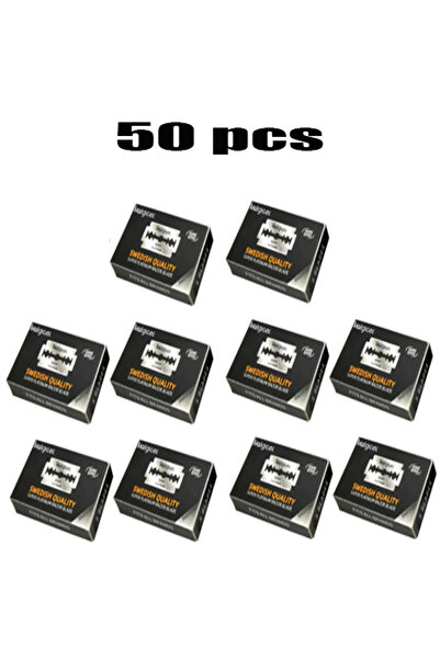 choice2 50 قطعة، 10/20/30/50/100 قطعة، شفرات حلاقة مزدوج الحواف من الفولاذ ال...