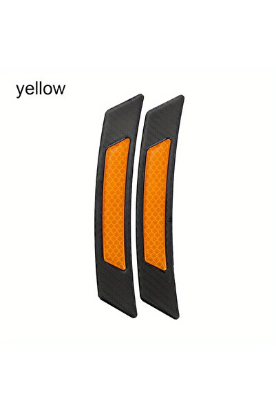 Choice1 واقي حواف عجلات السيارة الأصفر (قطعتان): شريط حماية للحواف مطبوع عليه...